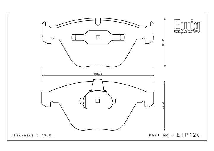 EIP120 ENDLESS ME20 BRAKE PADS (FRONT)