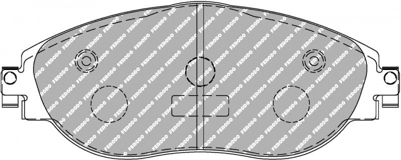 11 FCP4425H-N FERODO DS2500 BRAKE PADS (STOCK FRONT FOR GOLF GTI MK7 W/ PERFORMANCE PACKS)