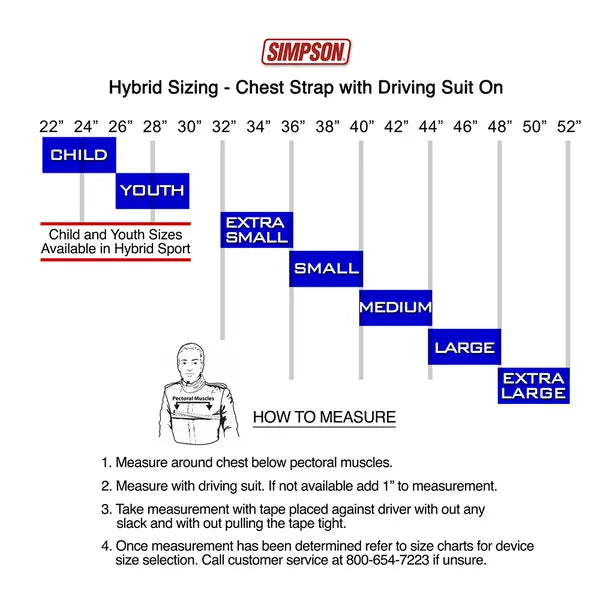 SIMHSXLG11 HANS HYBRID SPORT, FIA / SFI (EXTRA LARGE)