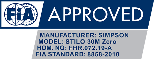 STLDK19338321SFI HANS STILO ZERO, SA HELMET, SFI (MEDIUM)