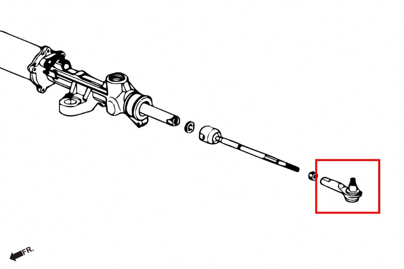 HAR-6441 HARDRACE RC TIE ROD END 6441 HONDA S2000 AP1 / AP2 1999-2009