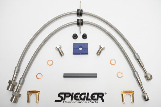 13.02.03901 SPIEGLER STAINLESS FRONT BRAKE LINES