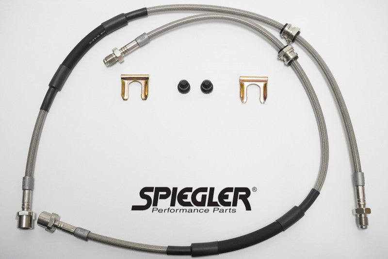 13.02.06500 SPIEGLER STAINLESS FRONT BRAKE LINES