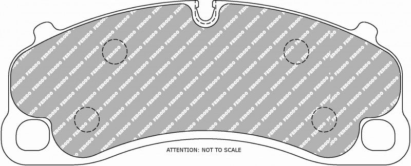 11 FCP4664H-N FERODO DS2500 BRAKE PADS (STOCK FRONT) (FOR IRON DISC REPLACEMENT ONLY)