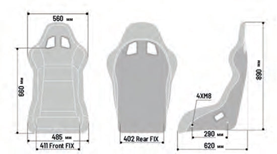 008007RNR SPARCO SEAT EVO QRT