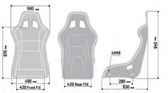 008027ZNR SPARCO SEAT QRT-K KEVLAR