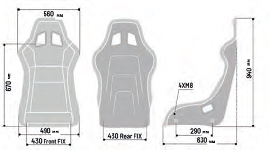 008012RNR SPARCO SEAT QRT-R