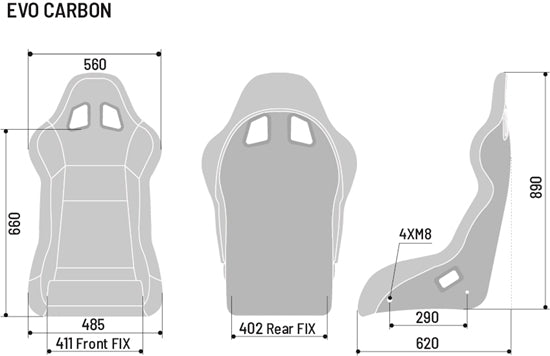 008007ZNR SPARCO SEAT EVO CARBON