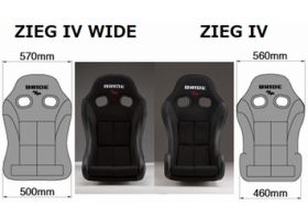 BRD-HC1ASF BRIDE ZIEG IV WIDE (BLACK/GRADATION/RED) (FRP) (FIA)