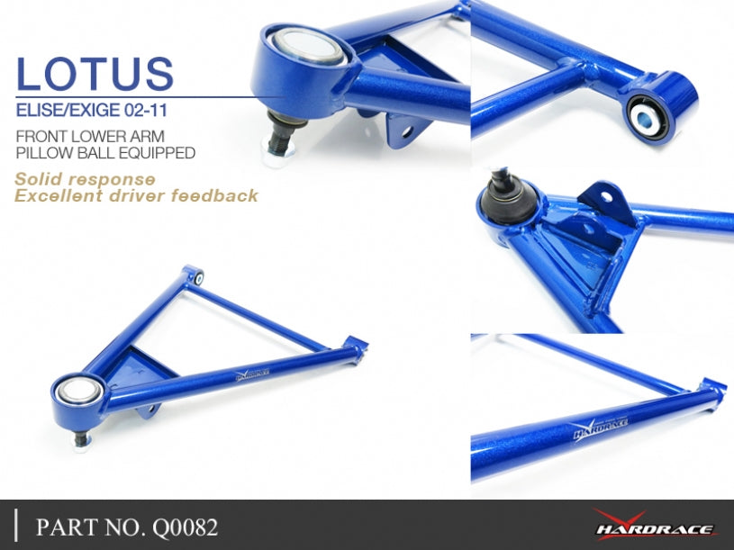 Q0082 HARDRACE FRONT LOWER ARM LOTUS ELISE SERIES 2 / EXIGE SERIES 2 2001-2011