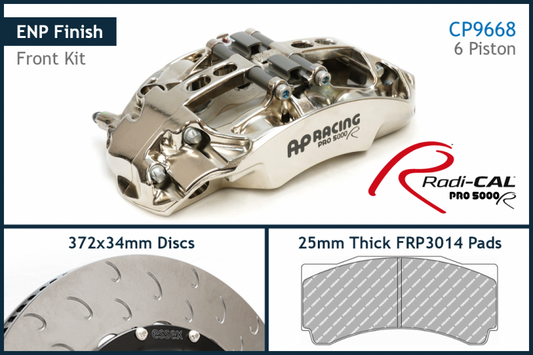 13.01.10129-ENP AP RACING ENP COMPETITION BRAKE KIT (FRONT 9668/372MM) W. PAD TENSION CLIPS