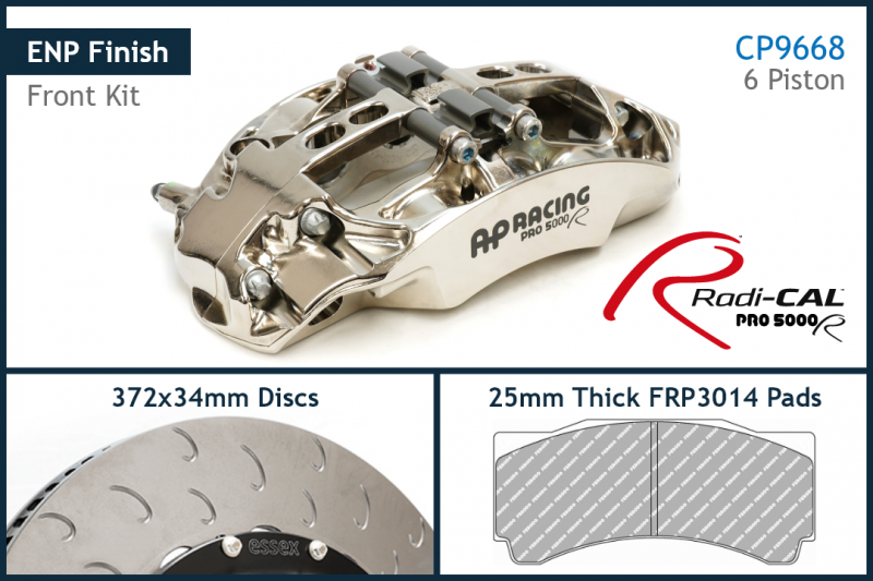 13.01.10035-ENP AP RACING ENP COMPETITION BRAKE KIT (FRONT CP9668/372MM) W. PAD TENSION CLIPS