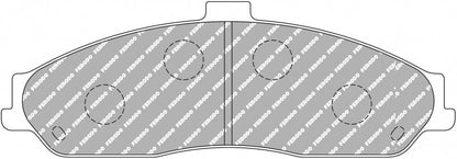 11 FCP1553W-N FERODO DS1-11 BRAKE PADS (STOCK FRONT) (ONLY FOR STANDARD BRAKES, Z51 & EXC. MAG. RIDE CONTROL)