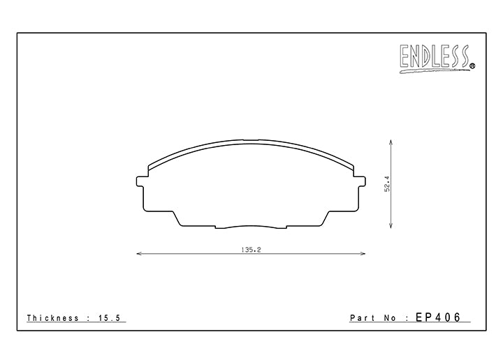 EP406/EP451 ENDLESS MX72 BRAKE PADS SET (FRONT+REAR)