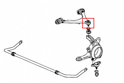 HAR-6996 HARDRACE FRONT / REAR UPPER ARM BALL JOINT 6996 HONDA S2000 AP1 / AP2 1999-2009
