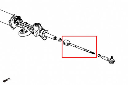 HAR-6580 HARDRACE HARD TIE ROD 6580 HONDA S2000 AP1 / AP2 1999-2009