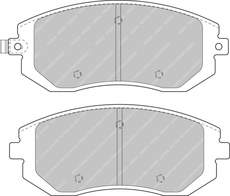 11 FCP1639W-N FERODO DS1-11 BRAKE PADS (STOCK FRONT W/OUT BREMBO)
