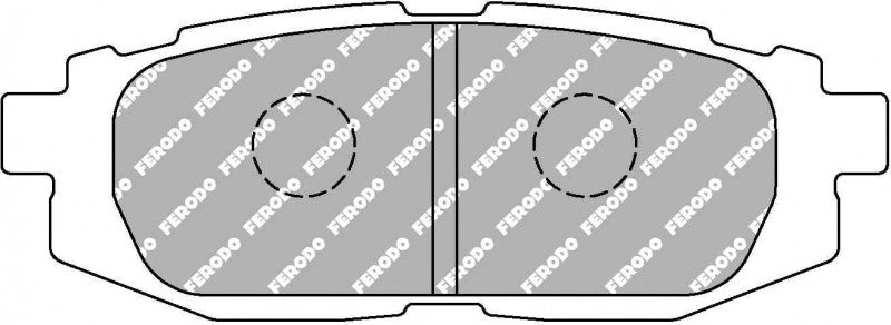 11 FCP4187W-N FERODO DS1-11 BRAKE PADS (STOCK REAR W/OUT BREMBO FRONT)