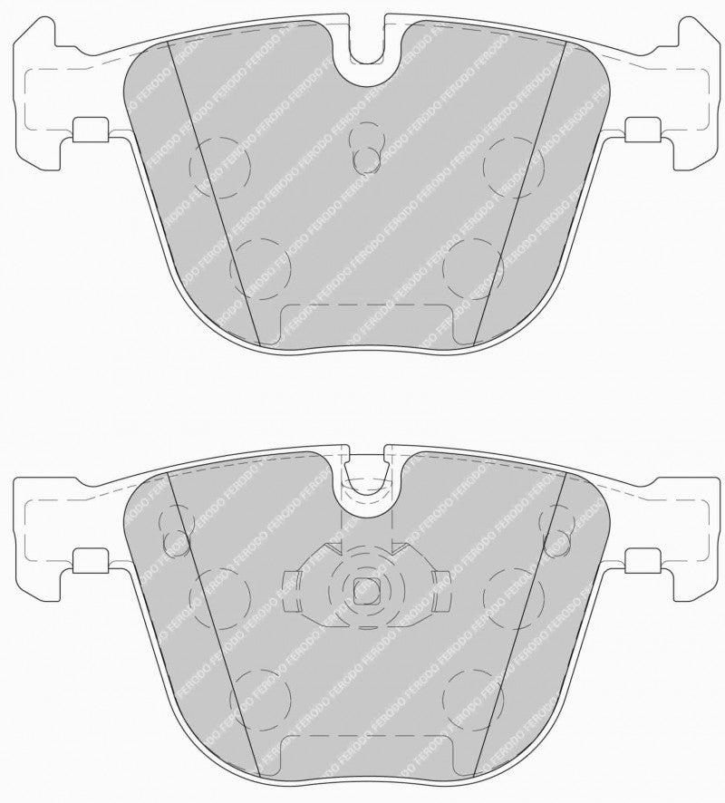 11 FCP1672H-N FERODO DS2500 BRAKE PADS (STOCK REAR)