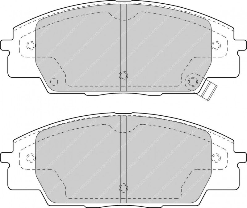 11 FCP1444H-N FERODO DS2500 BRAKE PADS (STOCK FRONT)