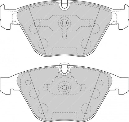 11 FCP1628G-N FERODO DS3-12 BRAKE PADS (STOCK FRONT)