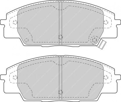 11 FCP1444W-N FERODO DS1-11 BRAKE PADS (STOCK FRONT)