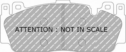 11 FCP4712W-N FERODO DS1.11 BRAKE PADS (STOCK FRONT)