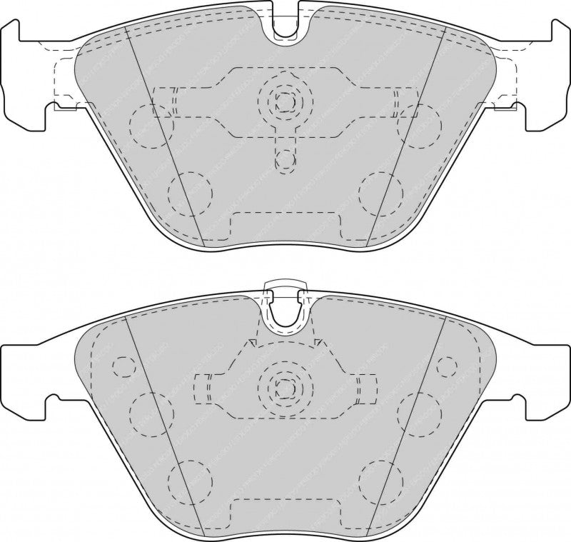 11 FCP1628H-N FERODO DS2500 BRAKE PADS (STOCK FRONT)