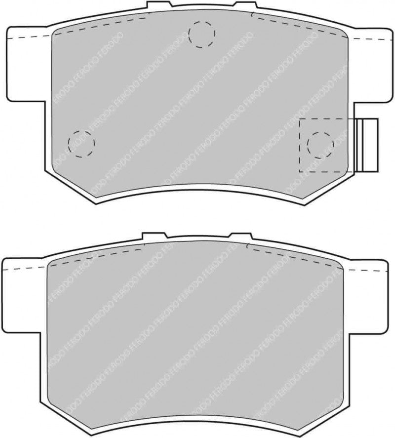 11 FCP0956H-N FERODO DS2500 BRAKE PADS (STOCK REAR)