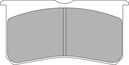 11 FRP3116H-N FERODO FRP3116H DS2500 BRAKE PADS (FITS AP RACING CP8350 CALIPERS WITH D50 RADIAL DEPTH) RP