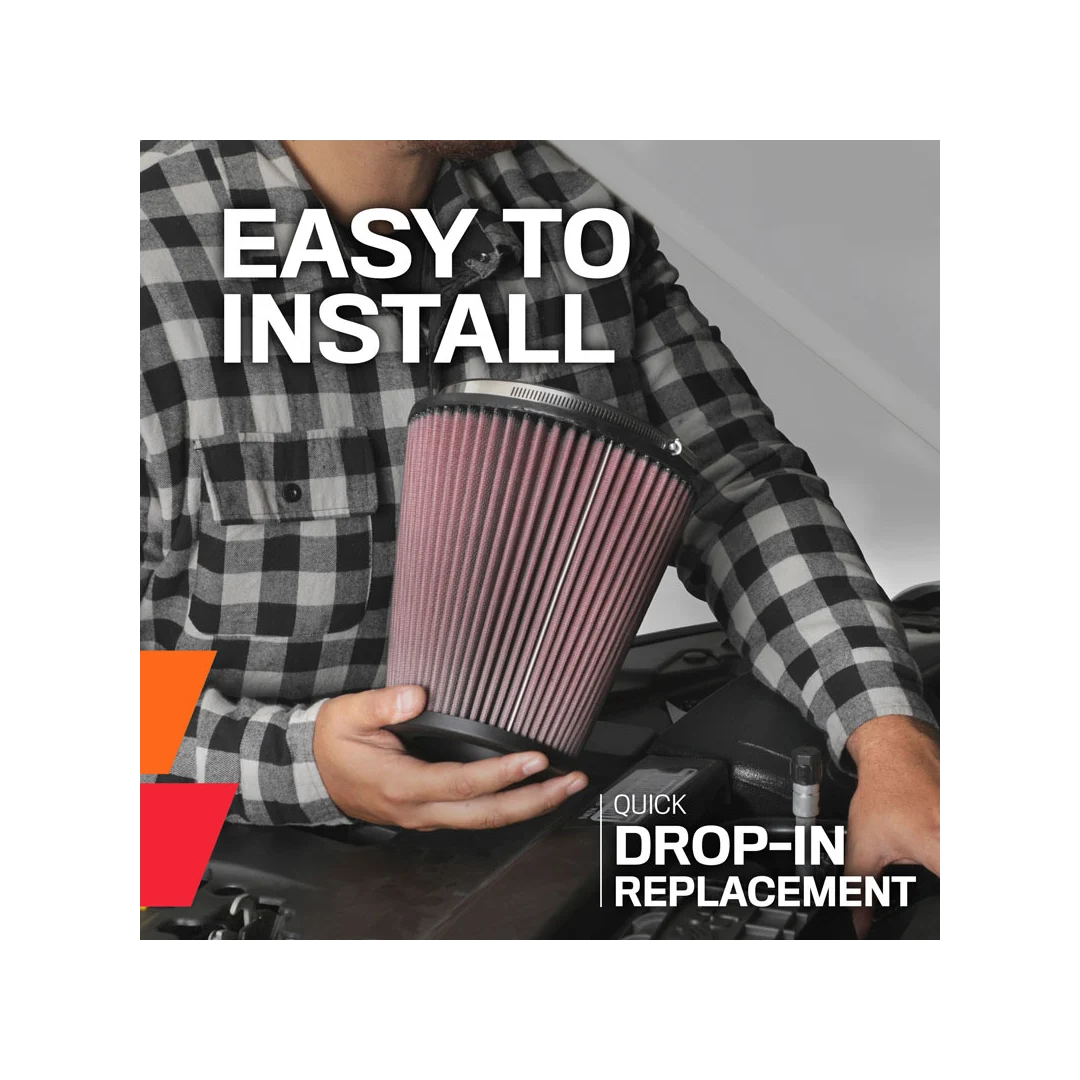 E-0666 K&N REPLACEMENT AIR FILTER (2 REQUIRED FOR COMPLETE SETUP)