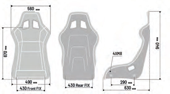 008012RPNR SPARCO SEAT QRT PERFORMANCE